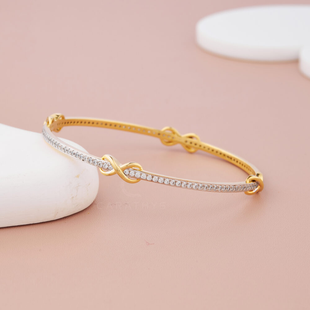 Delaney diamond bangle - Image 3