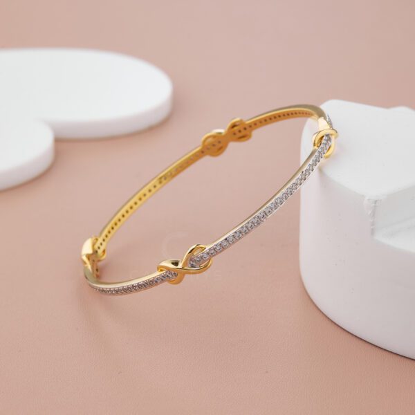 Delaney diamond bangle - Image 2