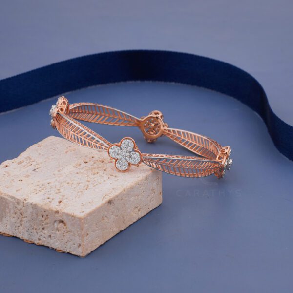 Flower Diamond bangle - Image 3