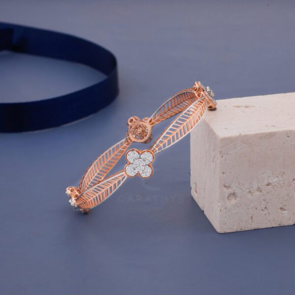 Flower Diamond bangle - Image 2