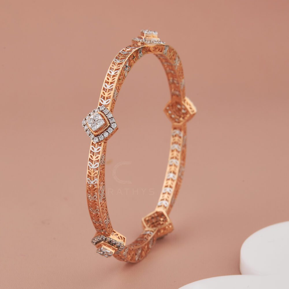 Chloe diamond bangle