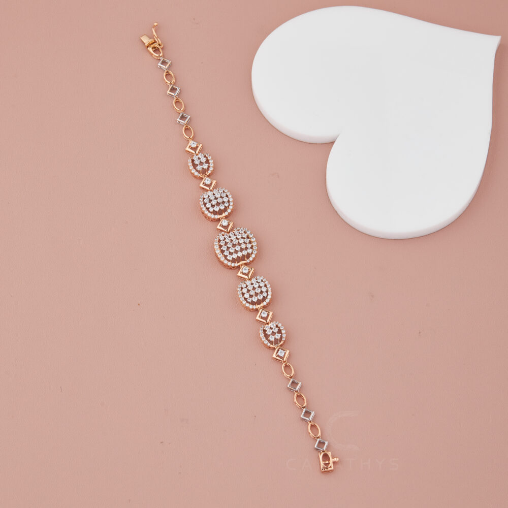 Cataleya diamond bracelet