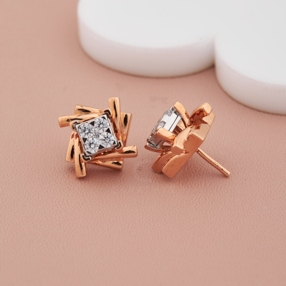 Kenzie diamond earrings - Image 3