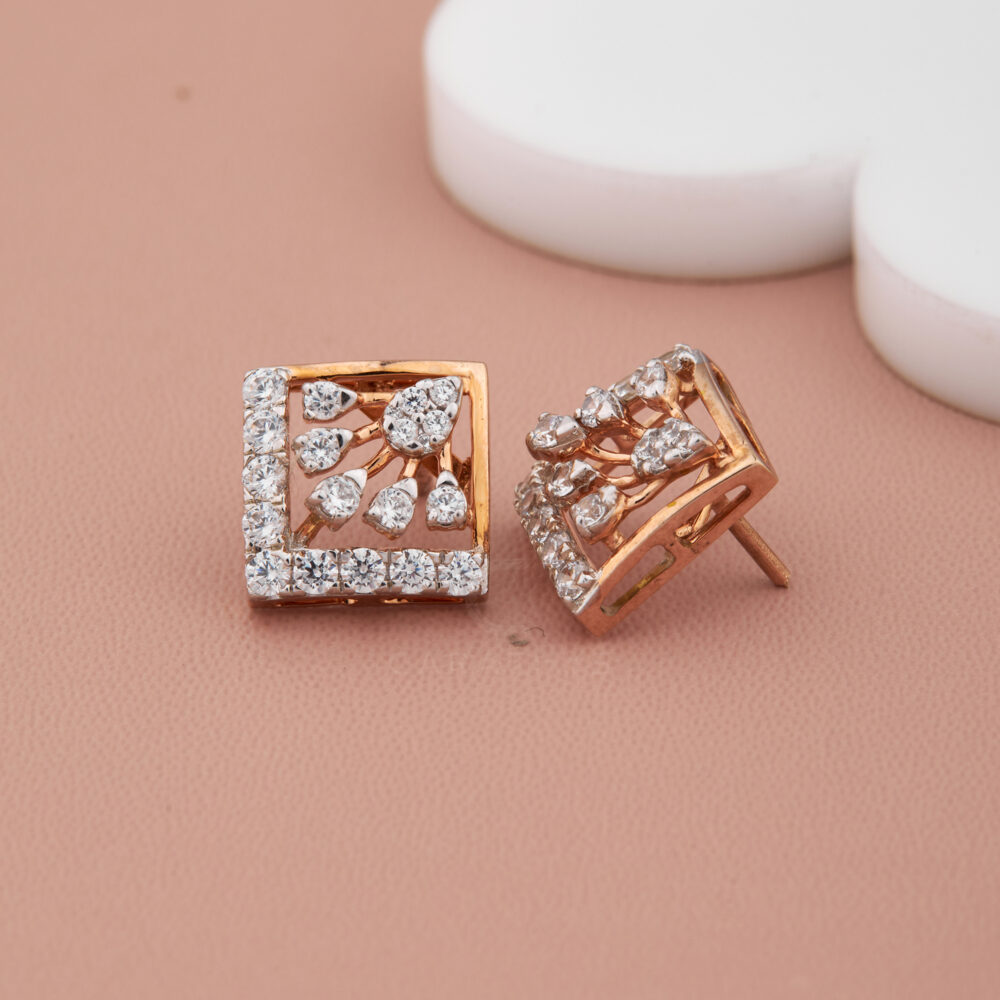 Amanda diamond earrings - Image 3