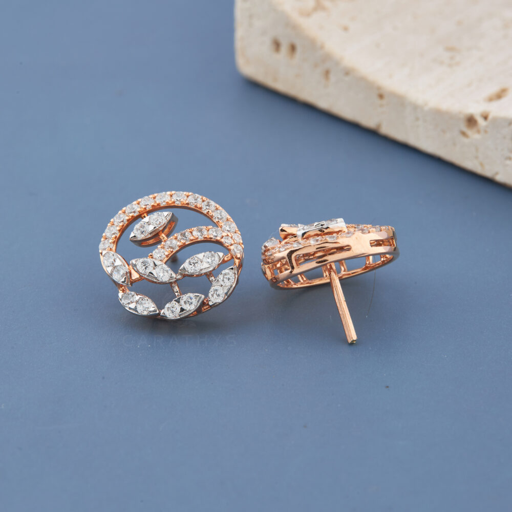 Fancy diamond earrings