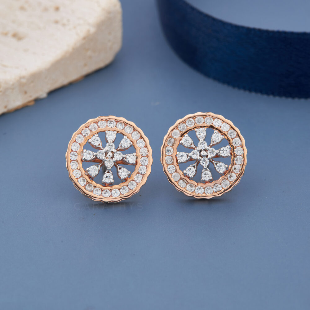 Eva diamond earrings - Image 2