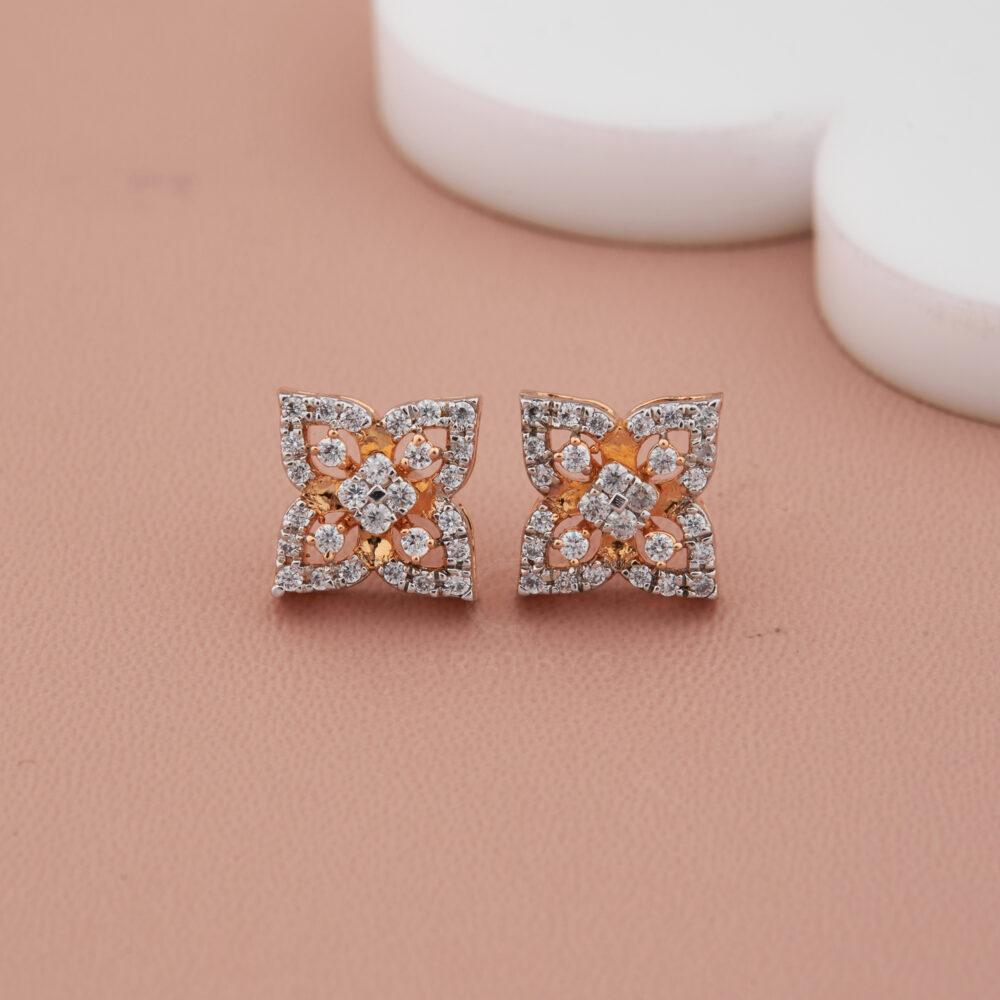Charlotte diamond earrings - Image 2