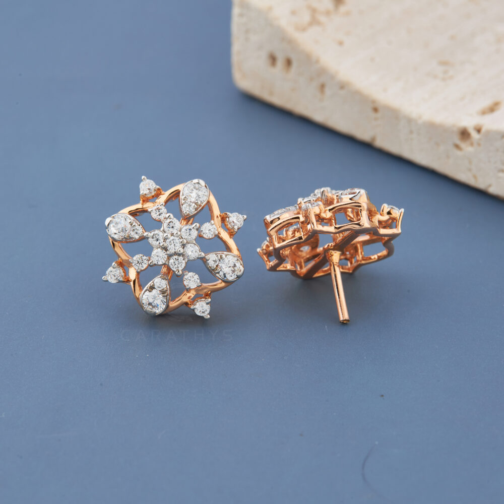 Jira diamond earrings