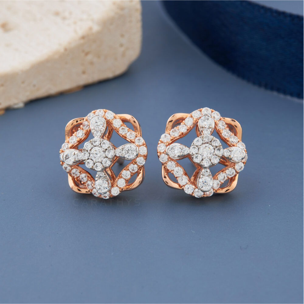 Clove diamond earrings - Image 2