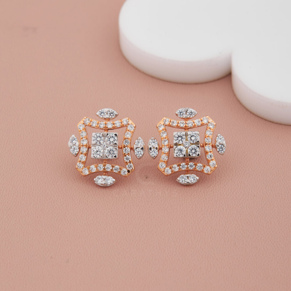 Mia diamond earrings - Image 2