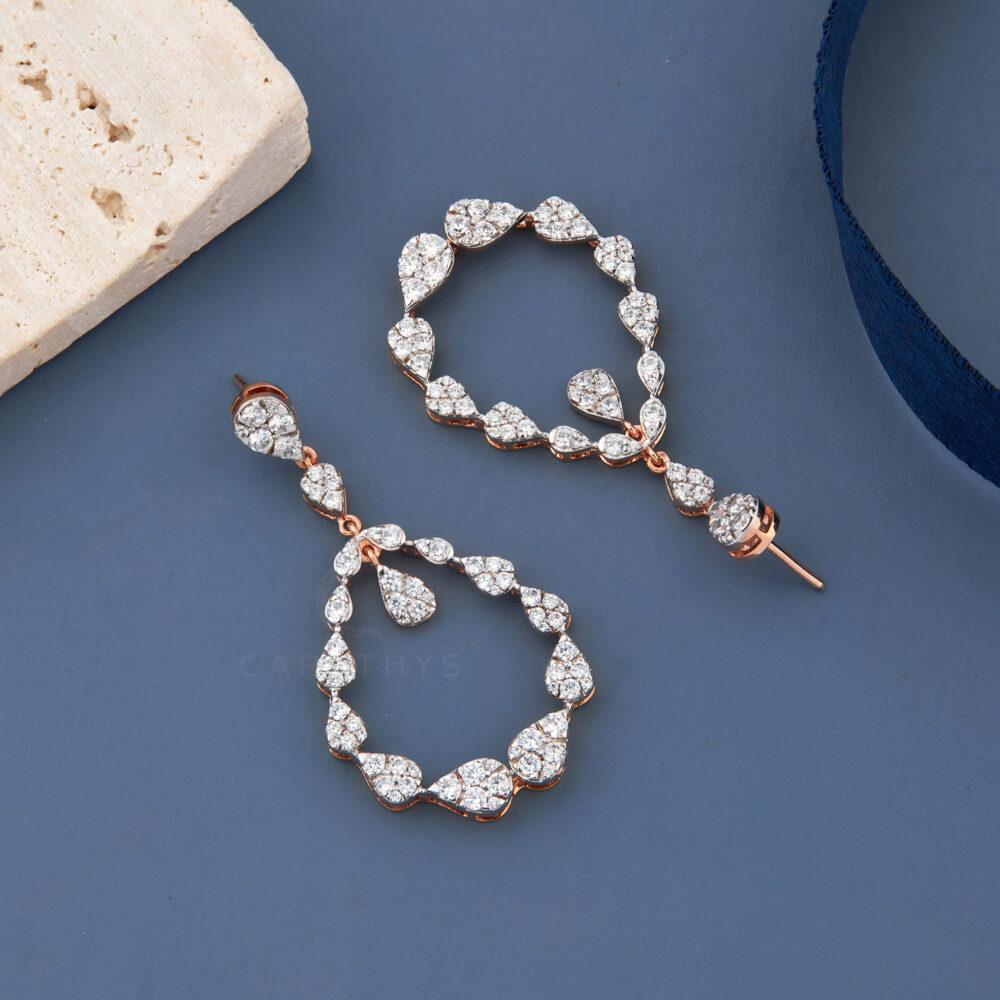 Alexa diamond earrings