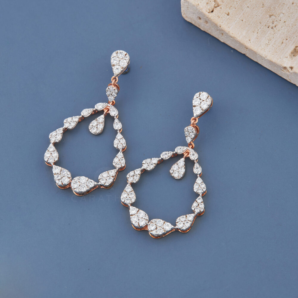 Alexa diamond earrings - Image 3