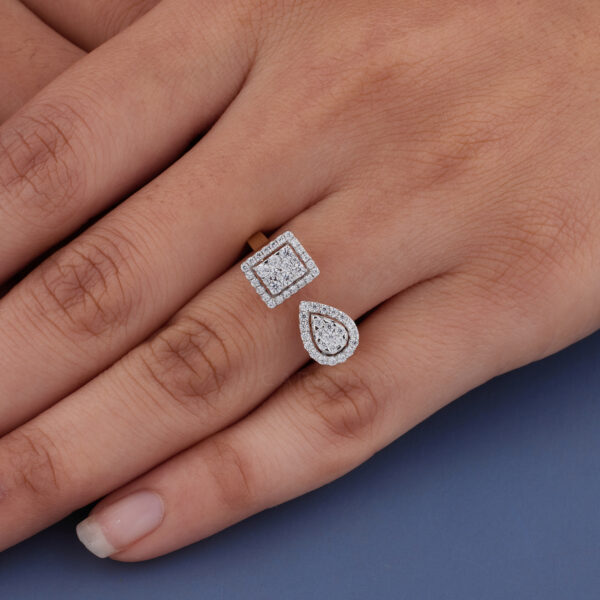 Open Love Diamond ring - Image 2