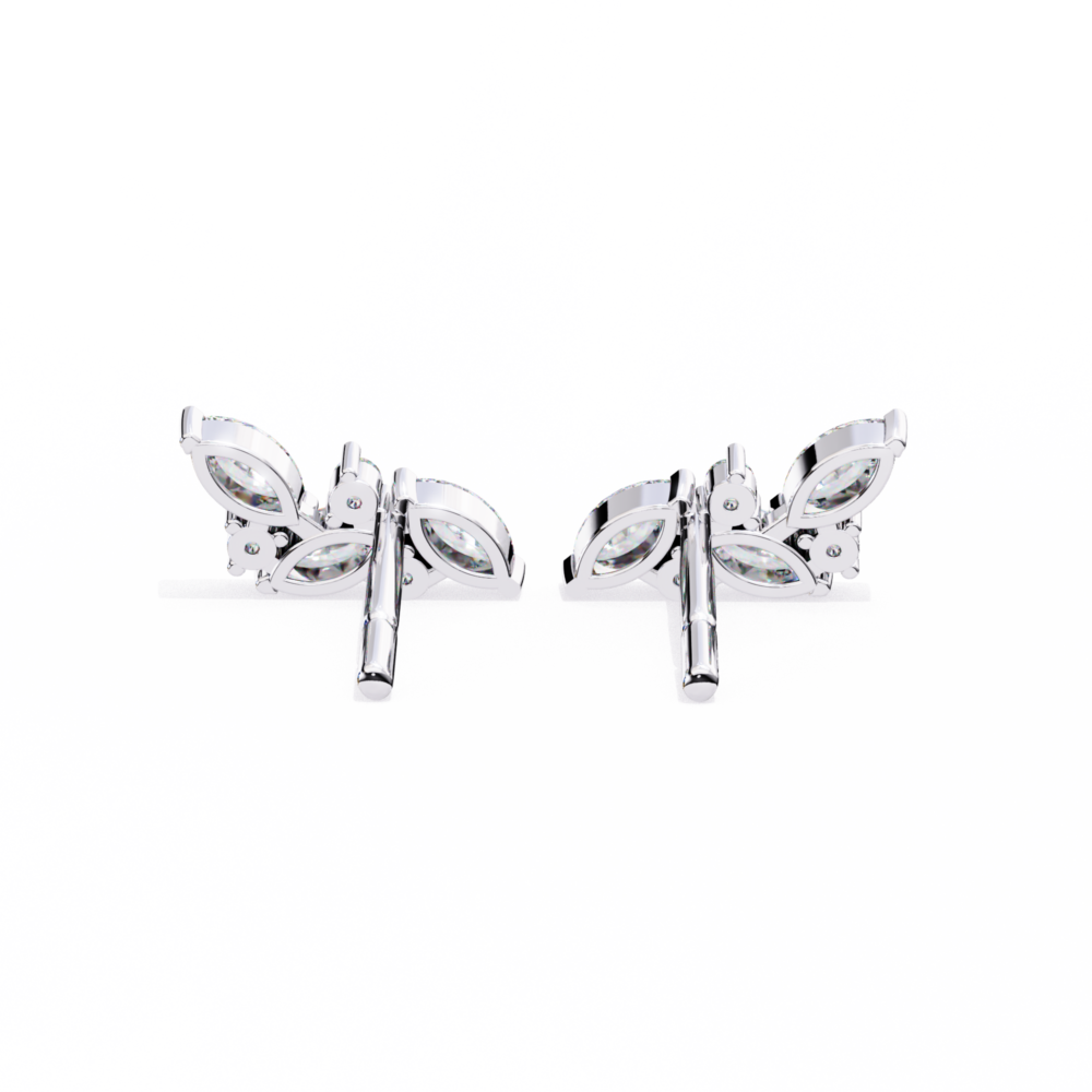 Marquise Lab Grown Diamond earrings - Image 4