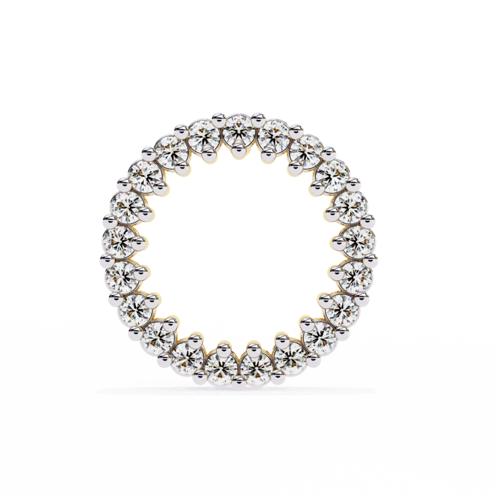 Round Lab Grown Diamond Earrings - Image 4