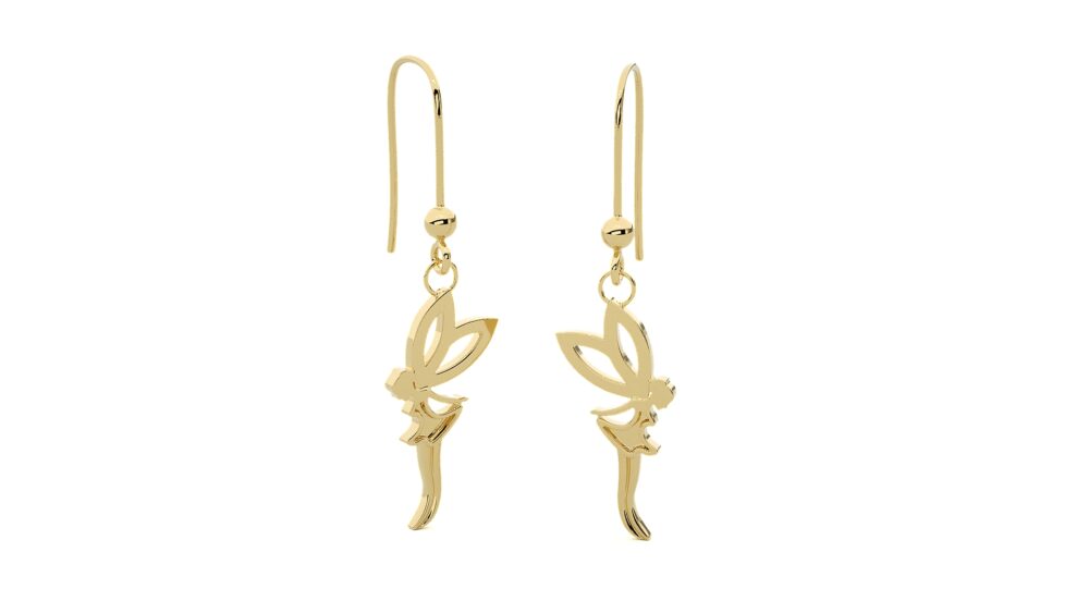 Angel Gold Earrings - Image 3