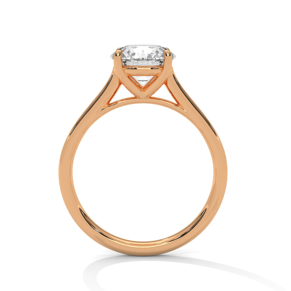 3 CT Round Lab Grown Diamond Engagement Ring for Women - Image 8