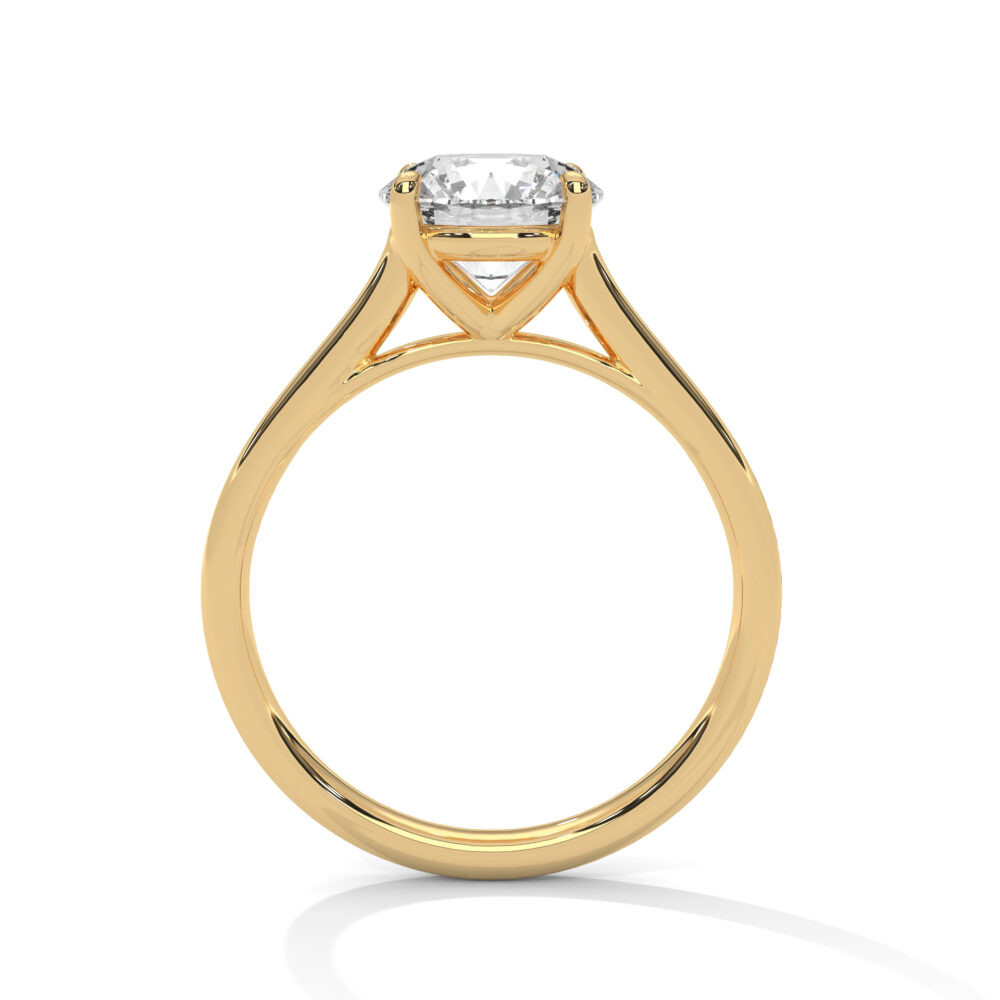 3 CT Round Lab Grown Diamond Engagement Ring for Women - Image 11