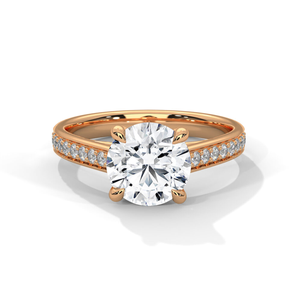2 CT Round Lab Grown Diamond Engagement for Women - Image 5