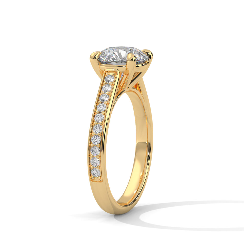 2 CT Round Lab Grown Diamond Engagement for Women - Image 10