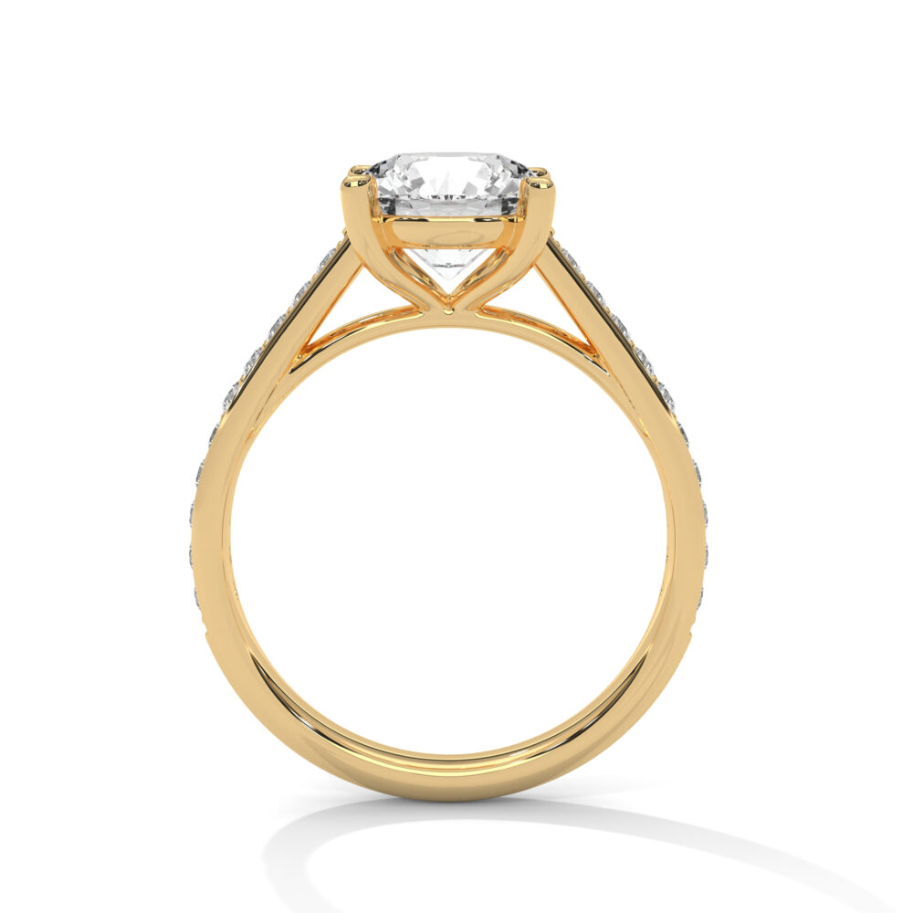 2 CT Round Lab Grown Diamond Engagement for Women - Image 11