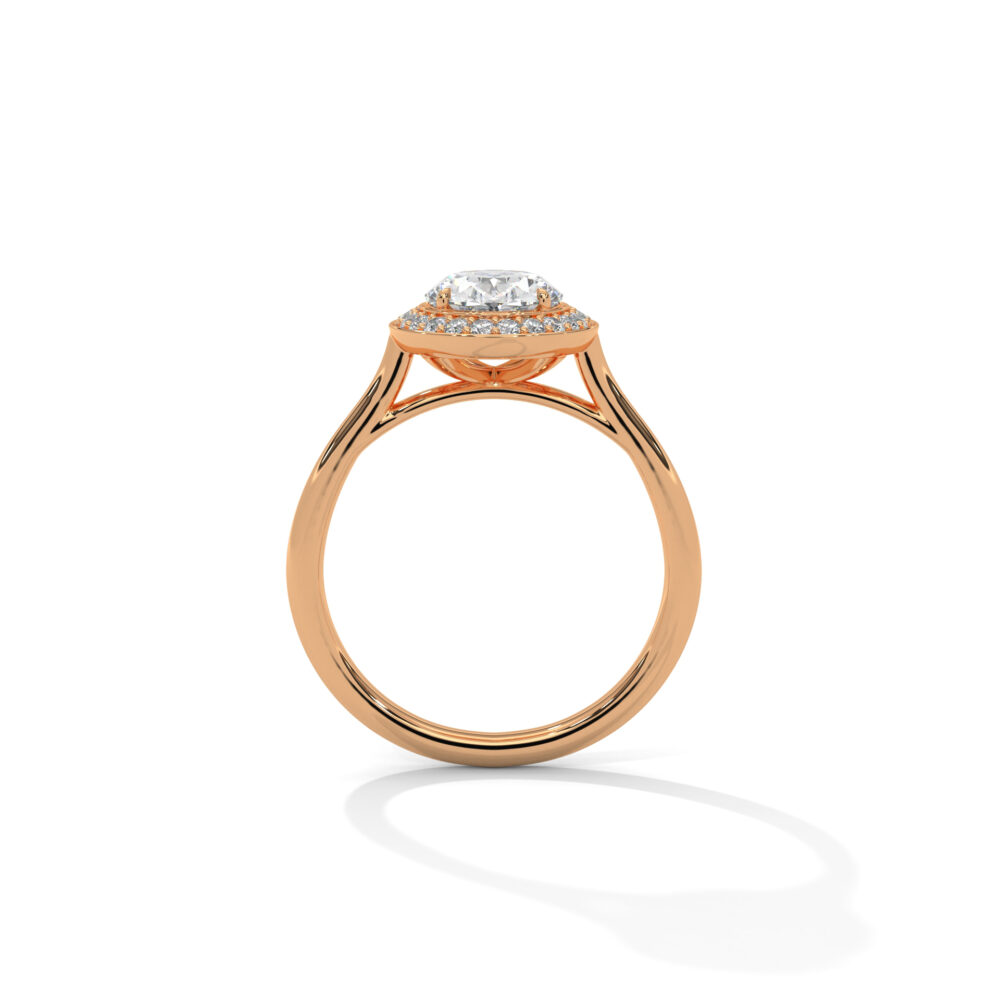 2 CT Oval Lab Grown Diamond Engagement Ring for Women - Image 7