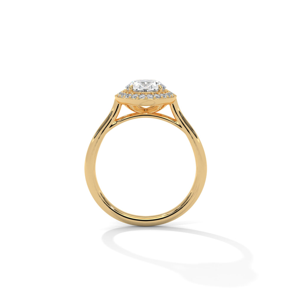 2 CT Oval Lab Grown Diamond Engagement Ring for Women - Image 11