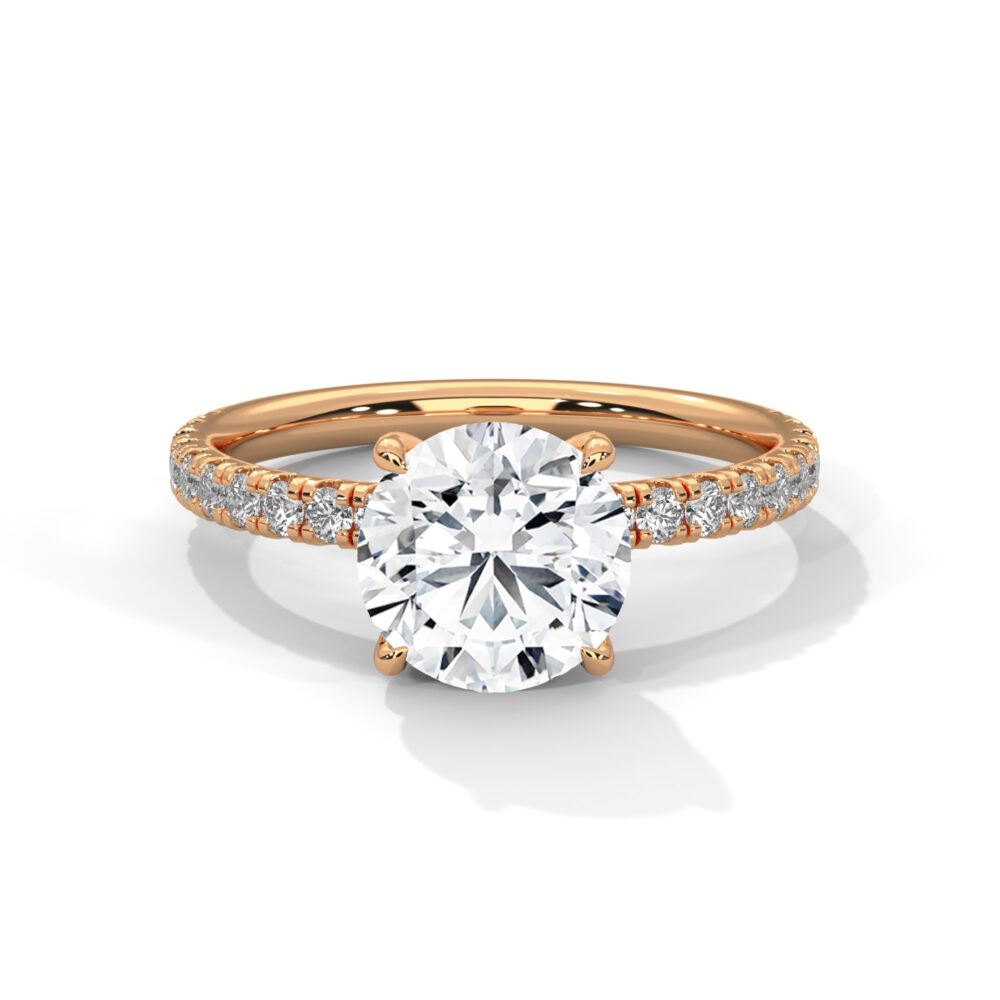 1.5 CT Round Lab Grown Diamond Engagement Ring for Women - Image 6
