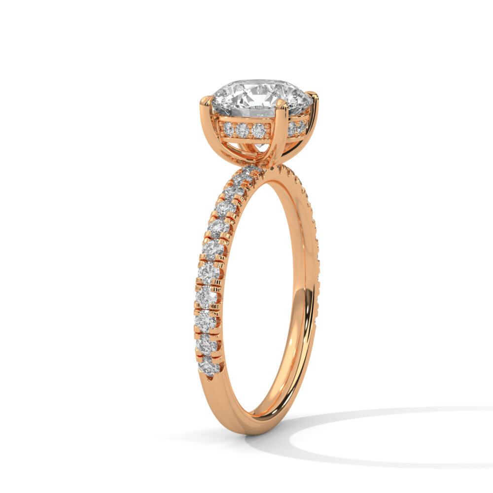 1.5 CT Round Lab Grown Diamond Engagement Ring for Women - Image 7