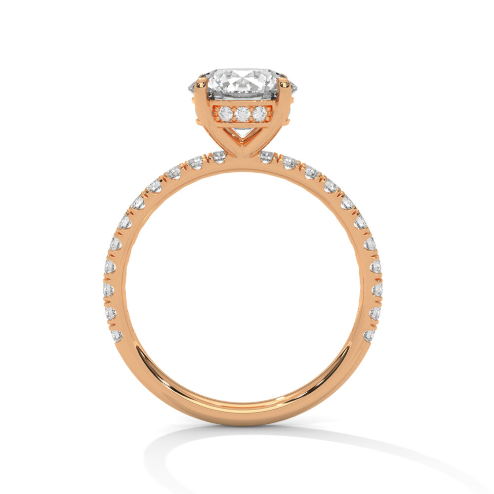 1.5 CT Round Lab Grown Diamond Engagement Ring for Women - Image 8