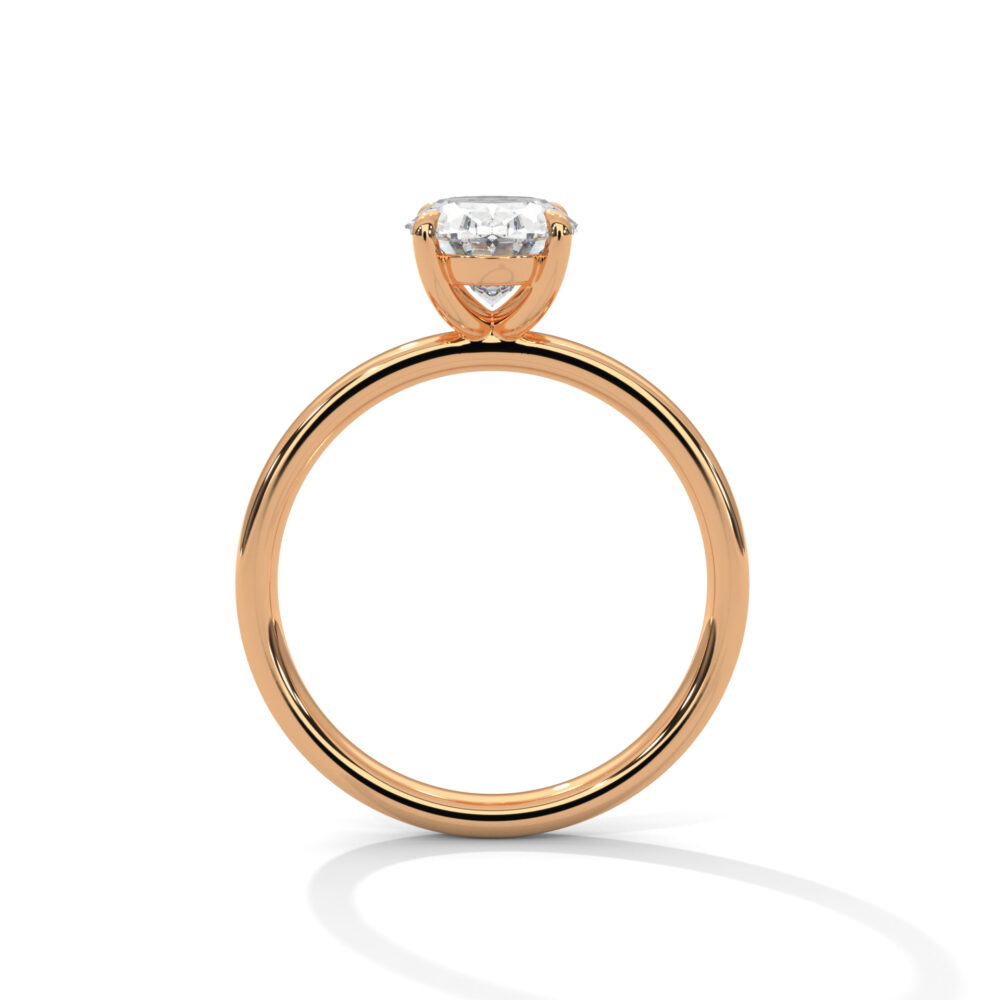 1.5 CT Oval Brilliant Lab Grown Diamond Engagement Ring for Women - Image 8