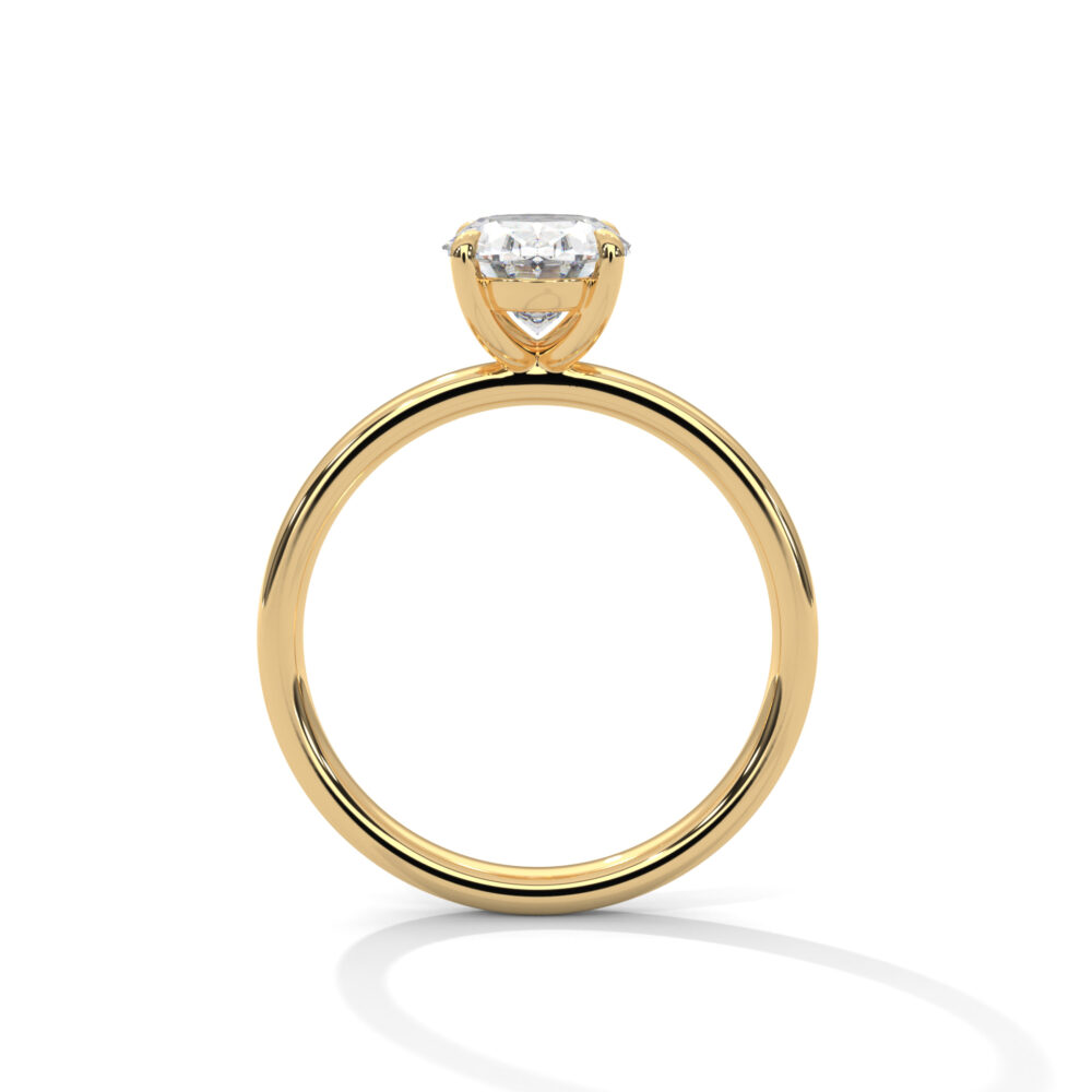1.5 CT Oval Brilliant Lab Grown Diamond Engagement Ring for Women - Image 11