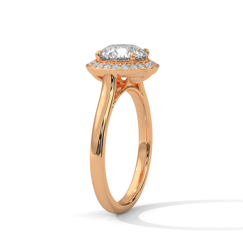 1.5 CT Round Lab Grown Diamond Engagement Ring for Women - Image 6