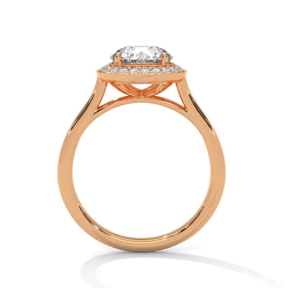 1.5 CT Round Lab Grown Diamond Engagement Ring for Women - Image 8