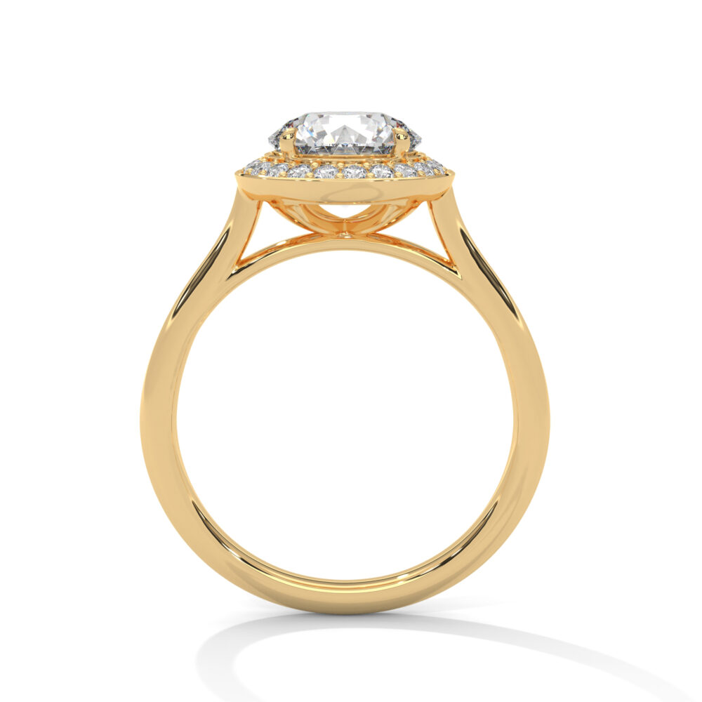 1.5 CT Round Lab Grown Diamond Engagement Ring for Women - Image 11