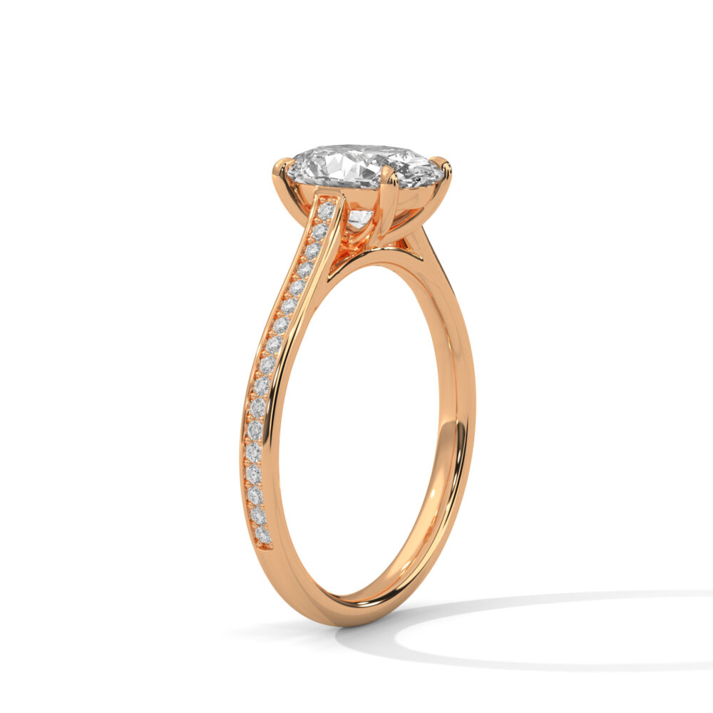 2 CT Best Oval Lab Grown Diamond Engagement Ring for Women - Image 6