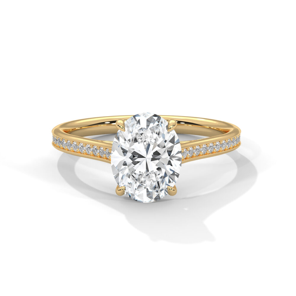 2 CT Best Oval Lab Grown Diamond Engagement Ring for Women - Image 9