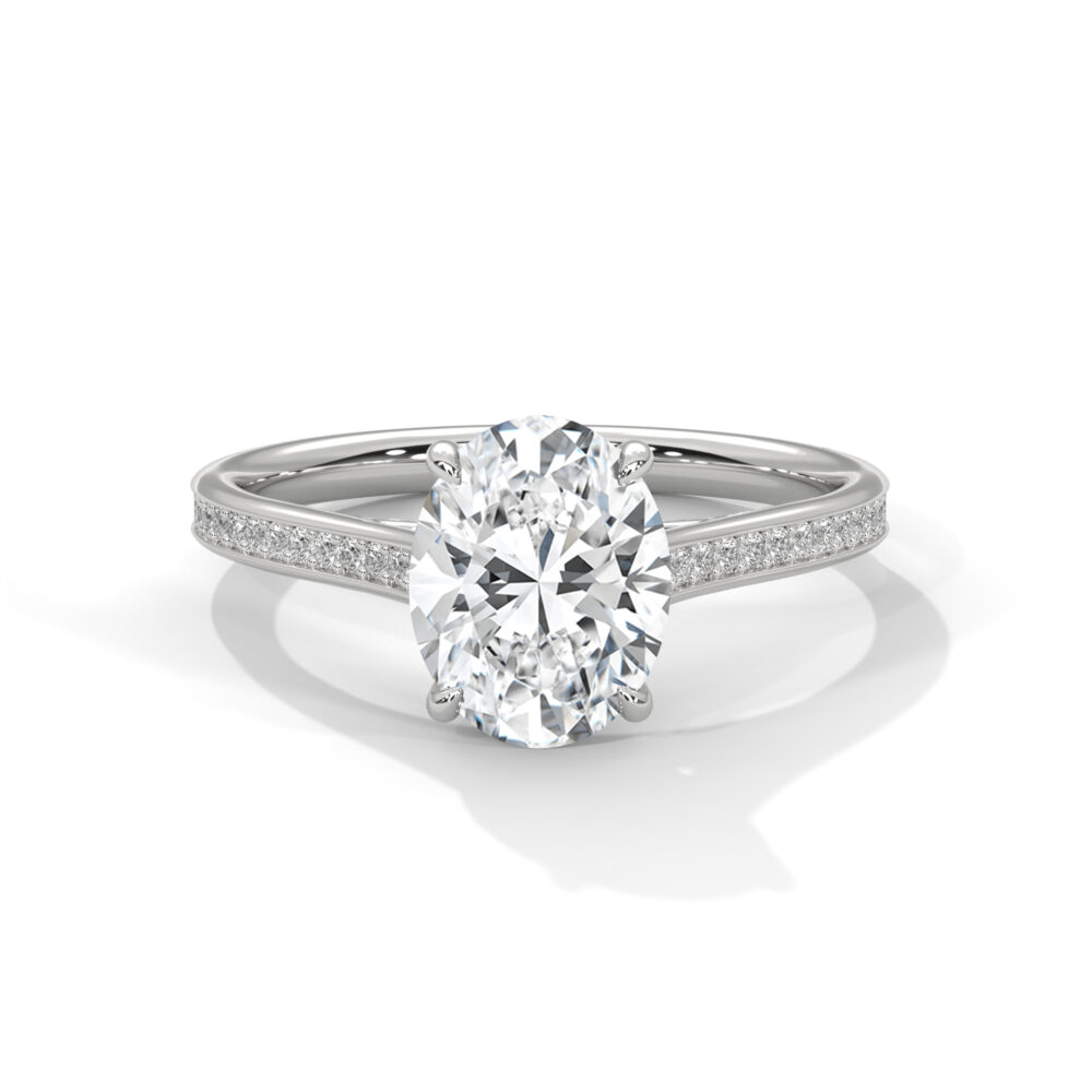 2 CT Best Oval Lab Grown Diamond Engagement Ring for Women