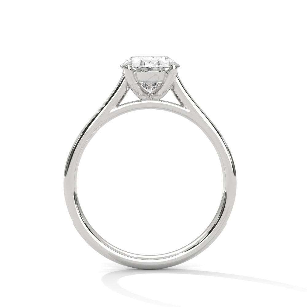 2 CT Best Oval Lab Grown Diamond Engagement Ring for Women - Image 4