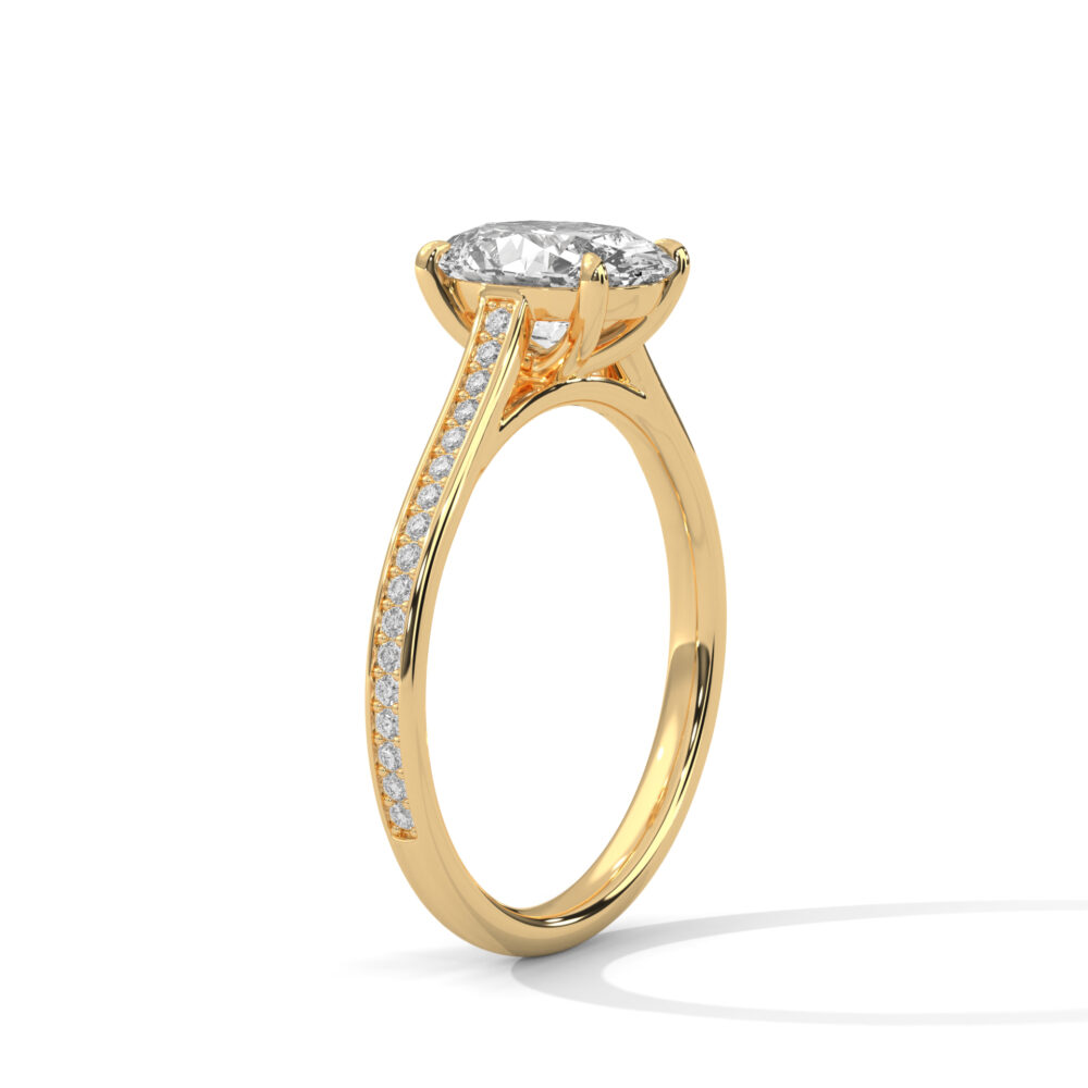 2 CT Best Oval Lab Grown Diamond Engagement Ring for Women - Image 10