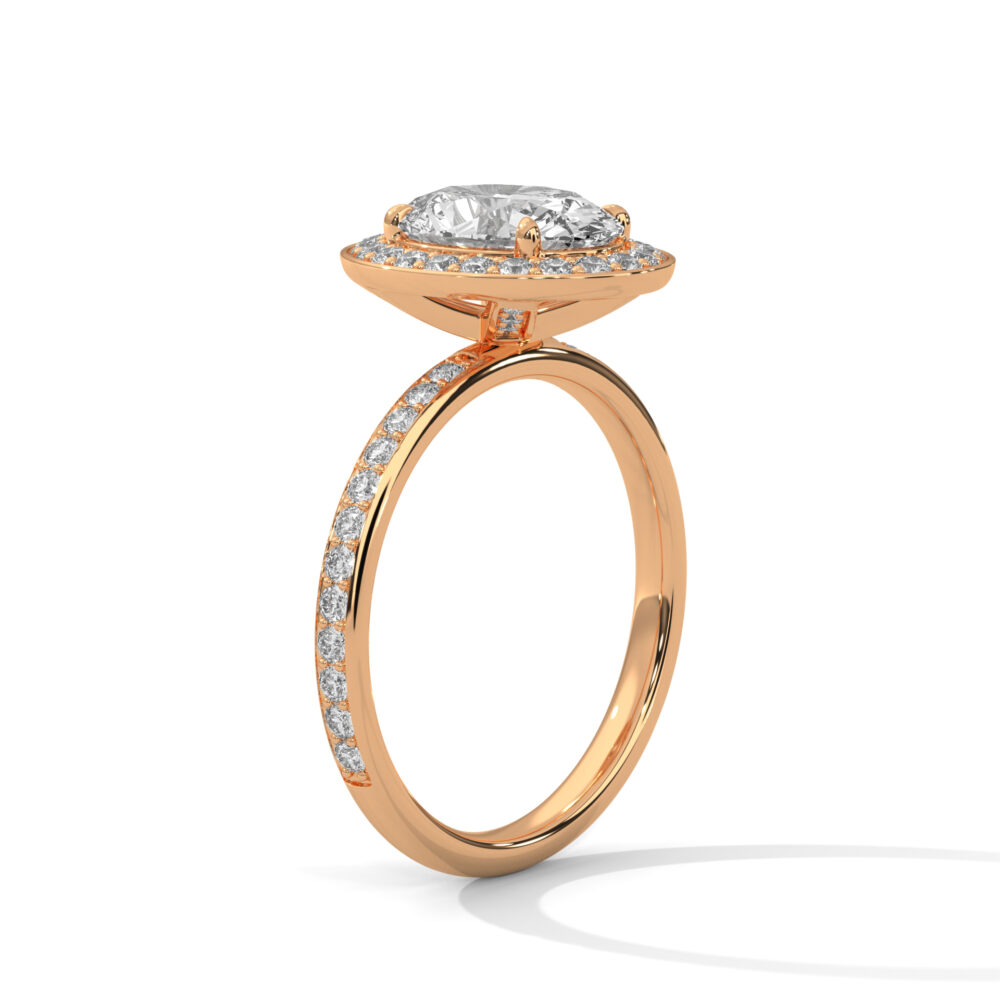 2 CT Innovate Oval Lab Grown Diamond Engagement Ring for Women - Image 7