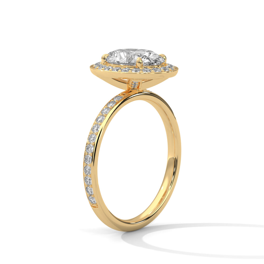 2 CT Innovate Oval Lab Grown Diamond Engagement Ring for Women - Image 10