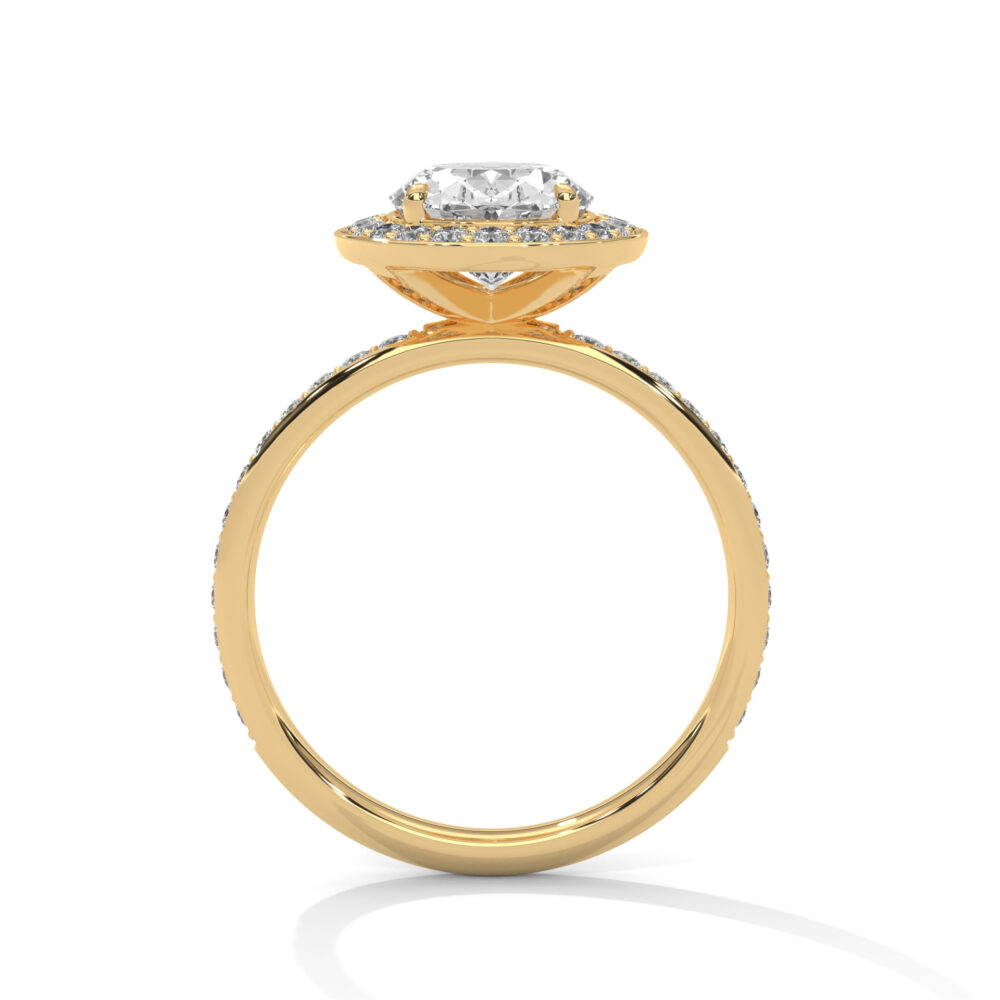 2 CT Innovate Oval Lab Grown Diamond Engagement Ring for Women - Image 11