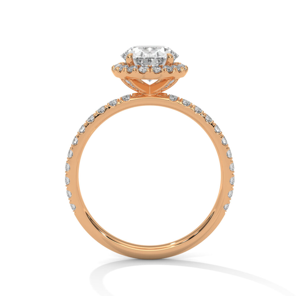 1.5 CT Oval Brilliant Cut Lab Grown Diamond Engagement Ring - Image 6