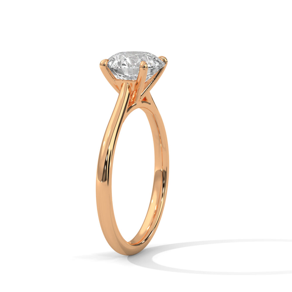 2 CT Round Lab Grown Diamond Engagement,Solitaire Ring - Image 7