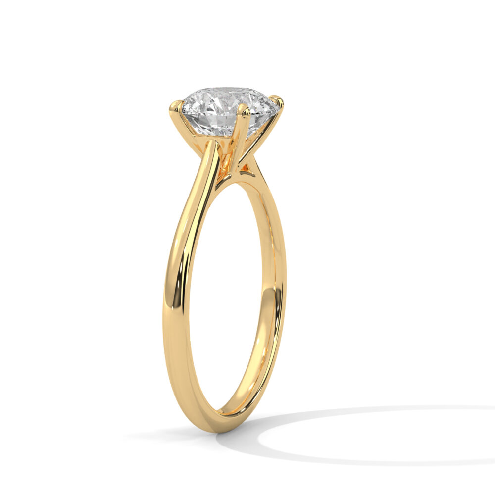2 CT Round Lab Grown Diamond Engagement,Solitaire Ring - Image 11