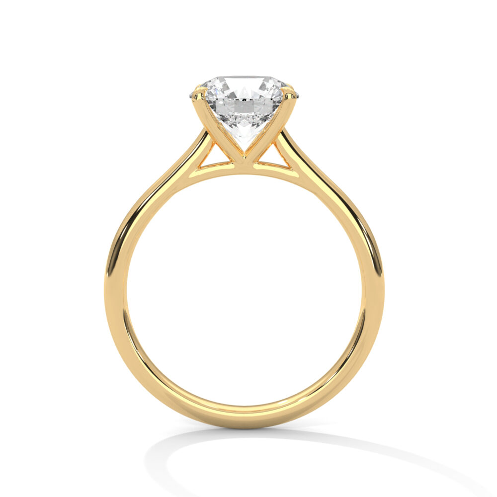 2 CT Round Lab Grown Diamond Engagement,Solitaire Ring - Image 10