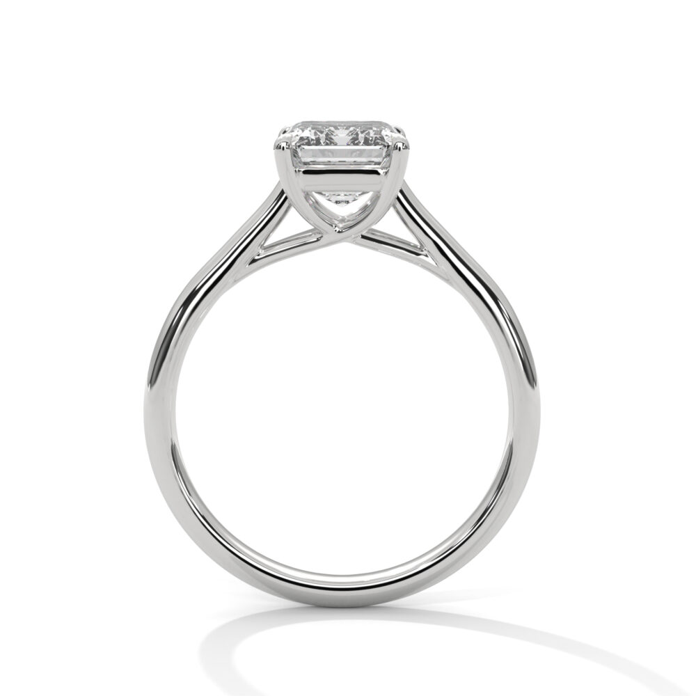 2 CT Emerald Cut Diamond Engagement Ring, EF/VVS Lab Grown Diamond Ring - Image 10