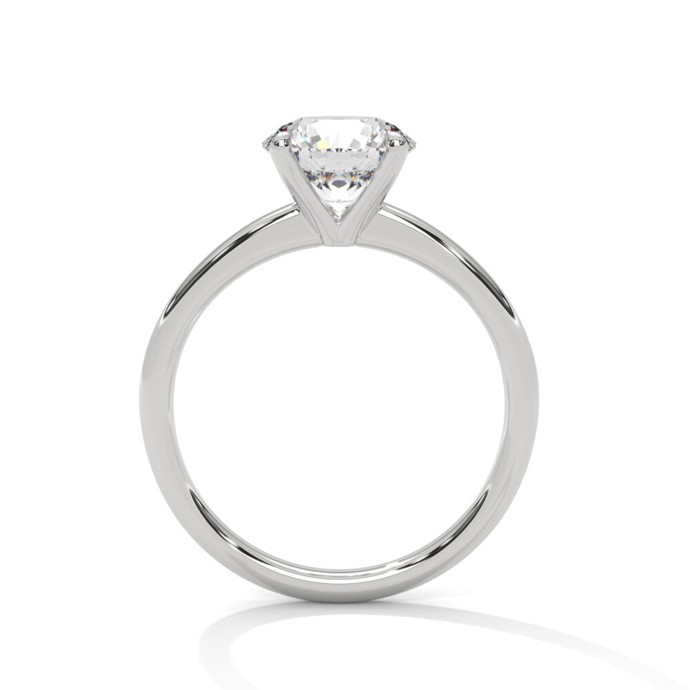 1.5 CT Round Lab Grown Diamond Eco Friendly Halo Engagement Ring - Image 3