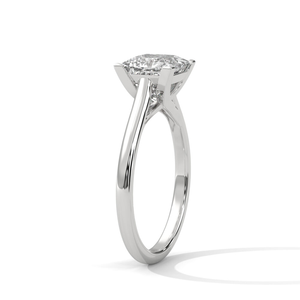 1.5 CT Princess Cut Lab Diamond Engagement Ring for Women - Image 7